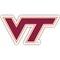 Virginia Tech Hokies 4-Inch Elegant School Logo Ncaa Vinyl Decal Sticker For Fans Students And Alumni